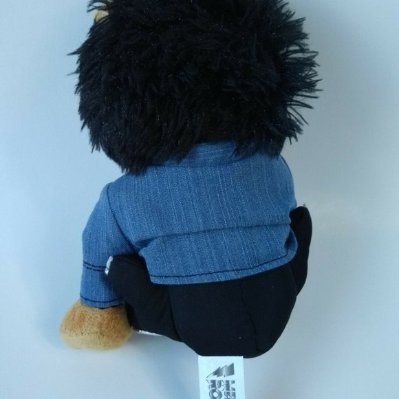 Rock and Roll Hall of Fame 12" 50's Girl Bear+9" Bulldog Rock Drummer Plush 2-Pc - Picture 6 of 12